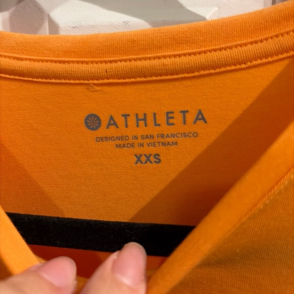 Athleta Vibrant Orange Tank Top - Picture 3 of 5